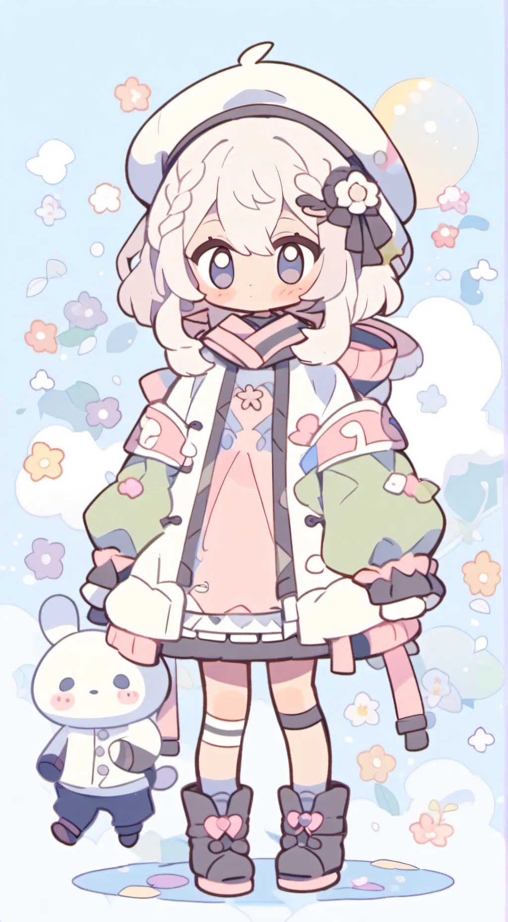 ai character: ? background