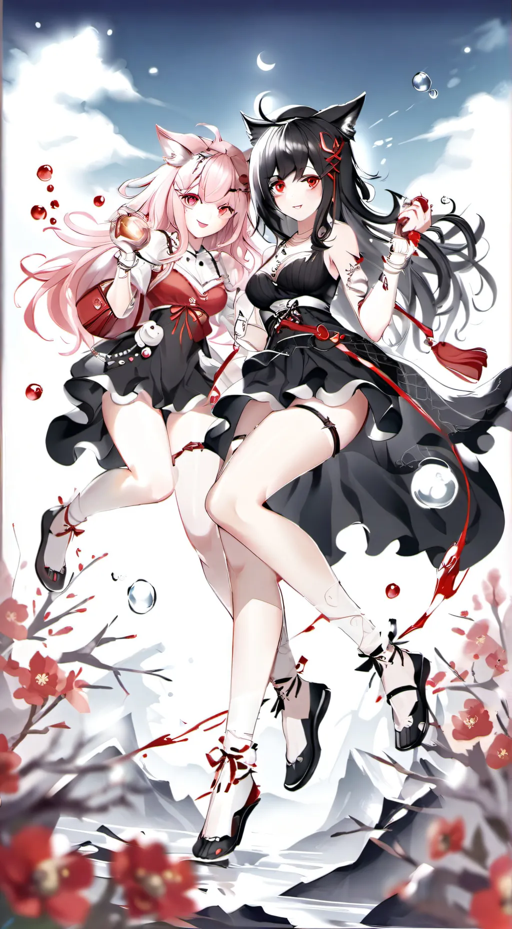 ai character: nancy and isabella background