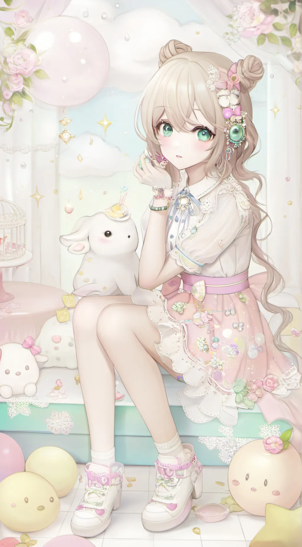 ai character: Diamond 💎  background