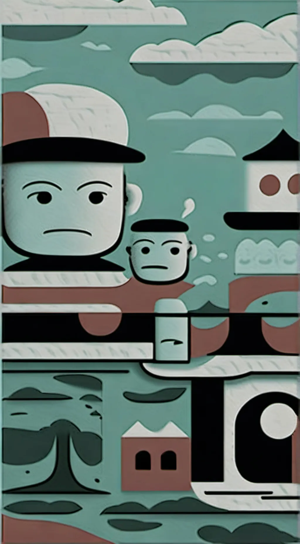 ai character: sprunki + kny background