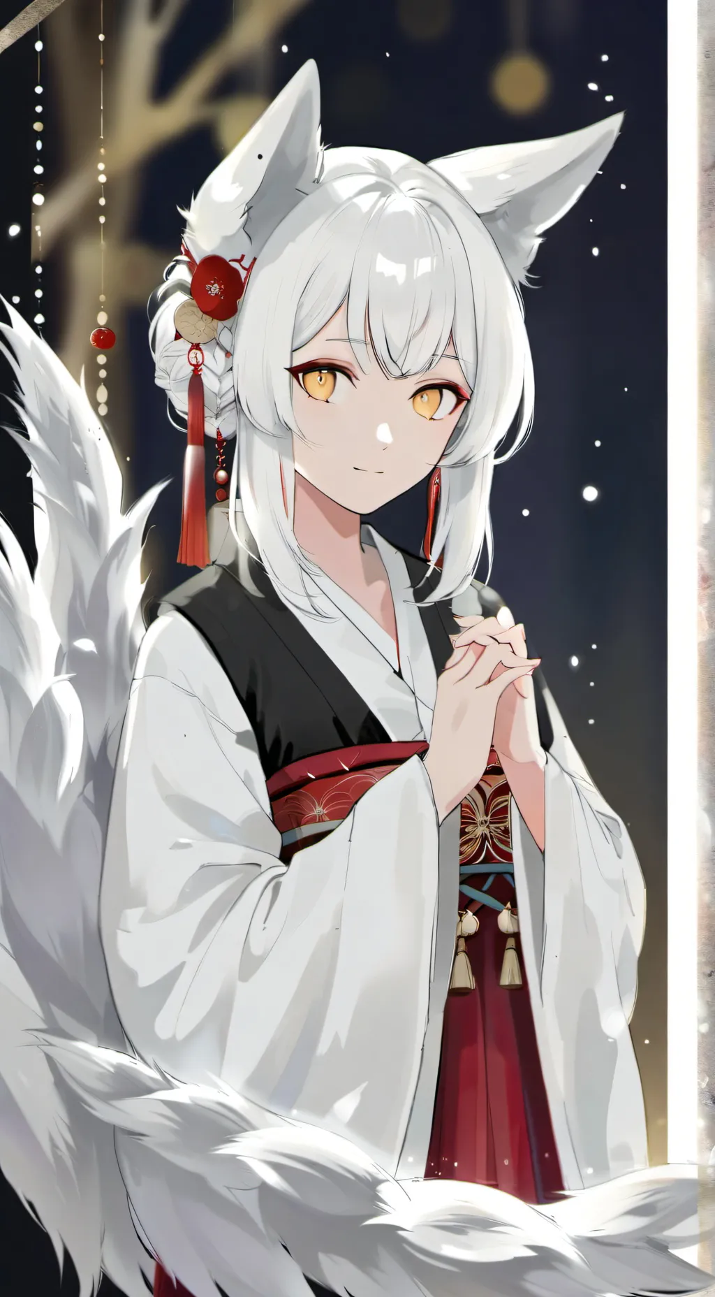 ai character: Tsukiko background