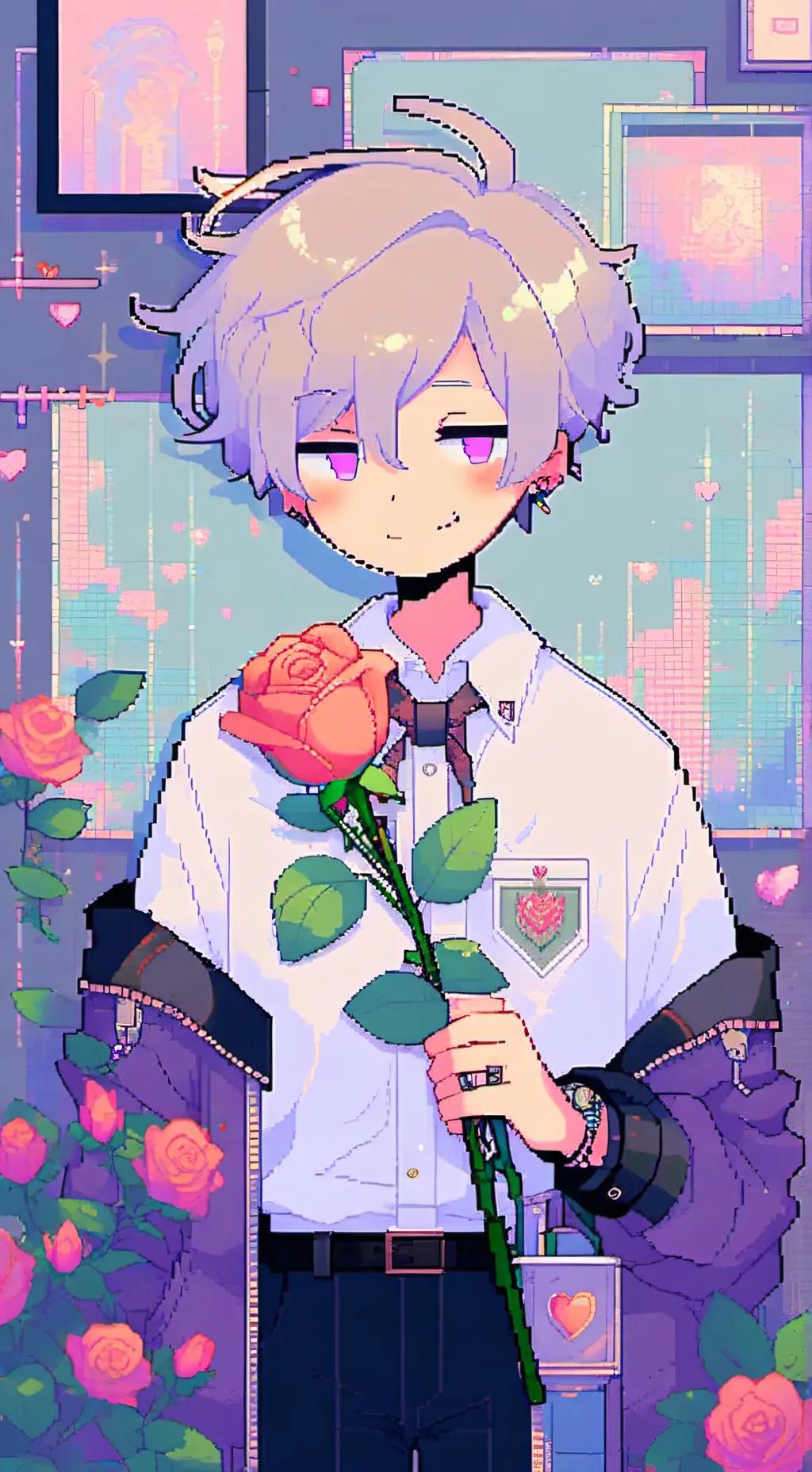 ai character: human jax  background