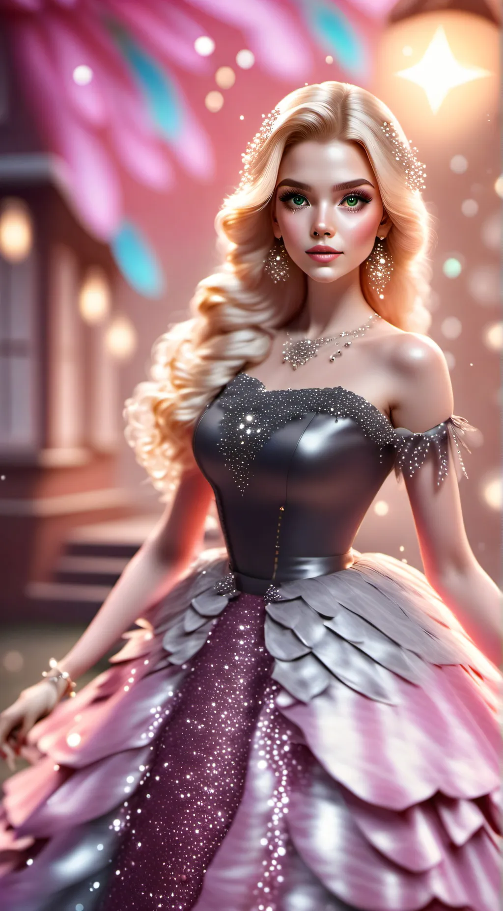 ai character: Candy background