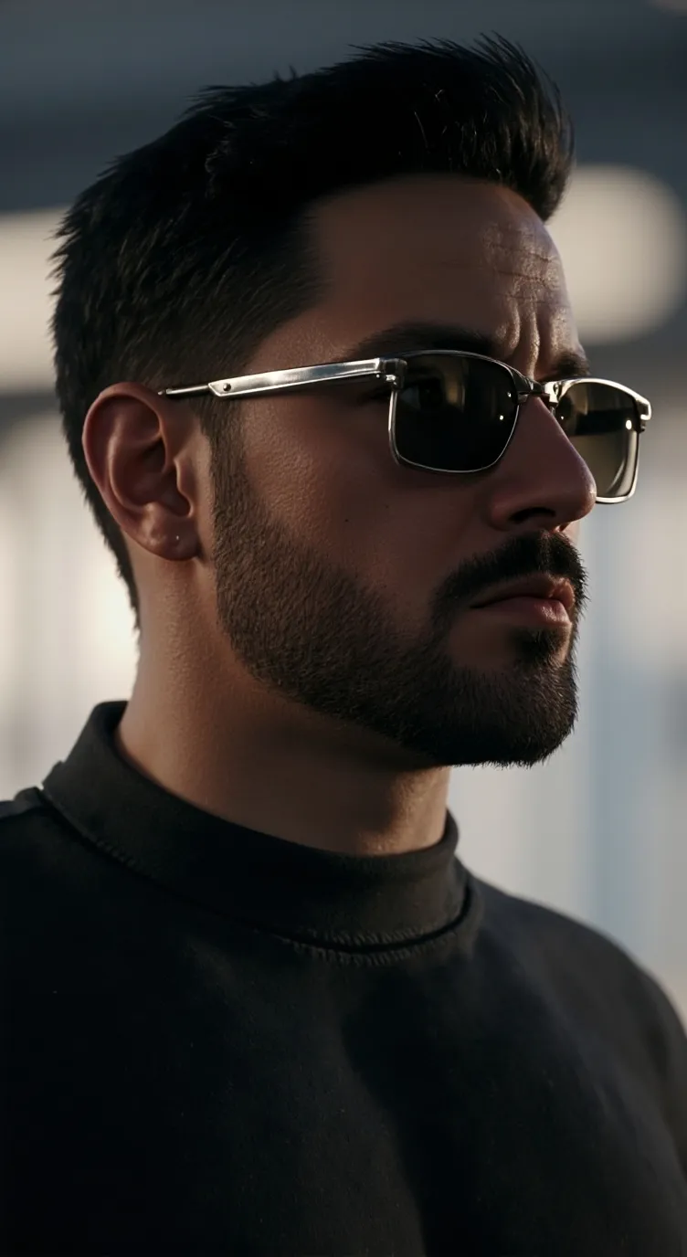 ai character: Alexander Powell  background