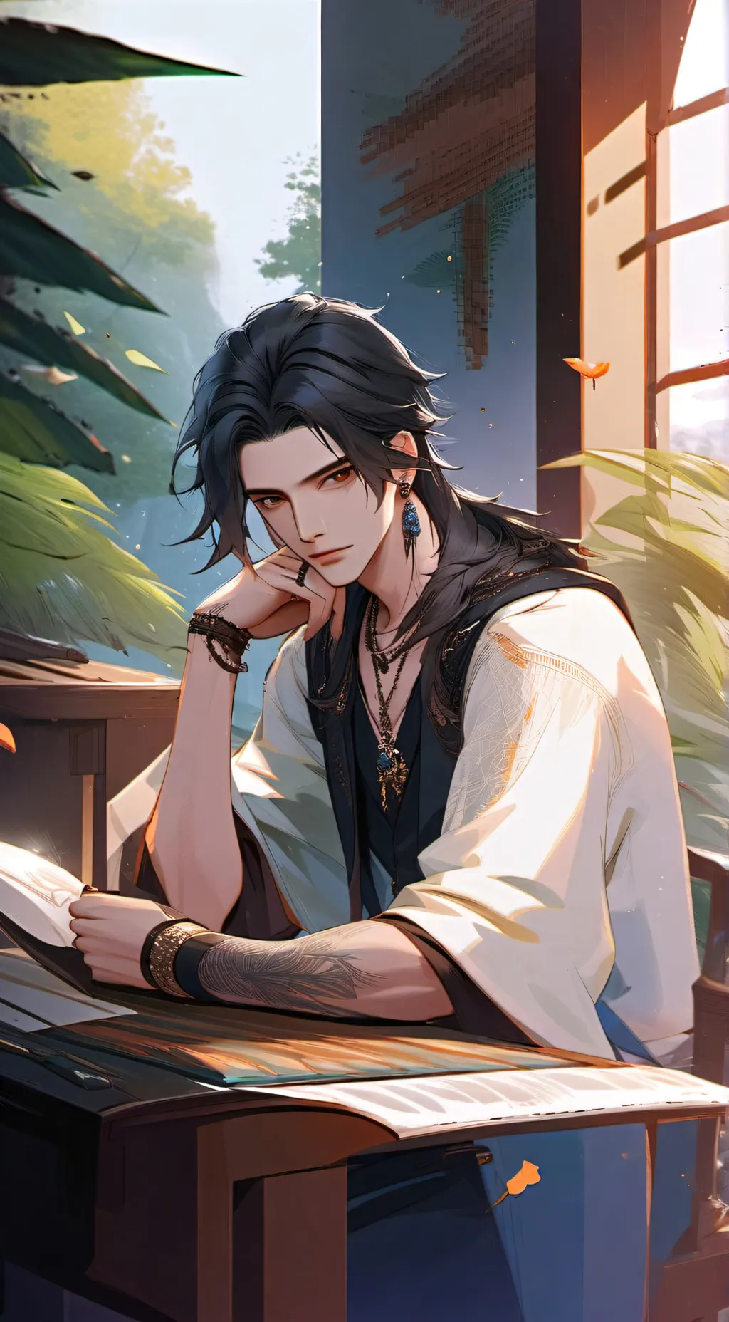 ai character: Alex :P background