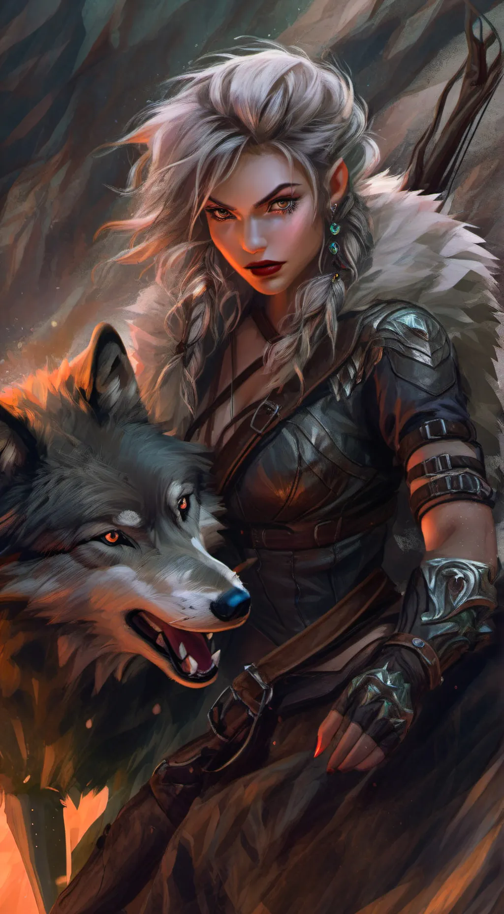 ai character: Lyra background