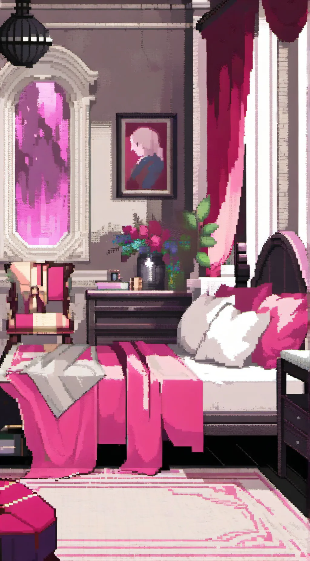 ai character: crk sleepover background