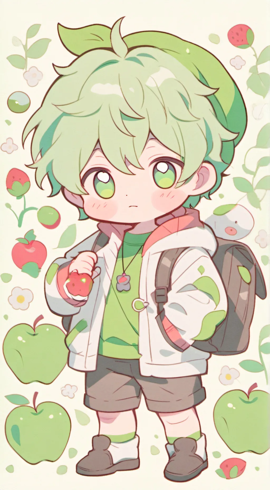 ai character: Aiden/Apple Baby background