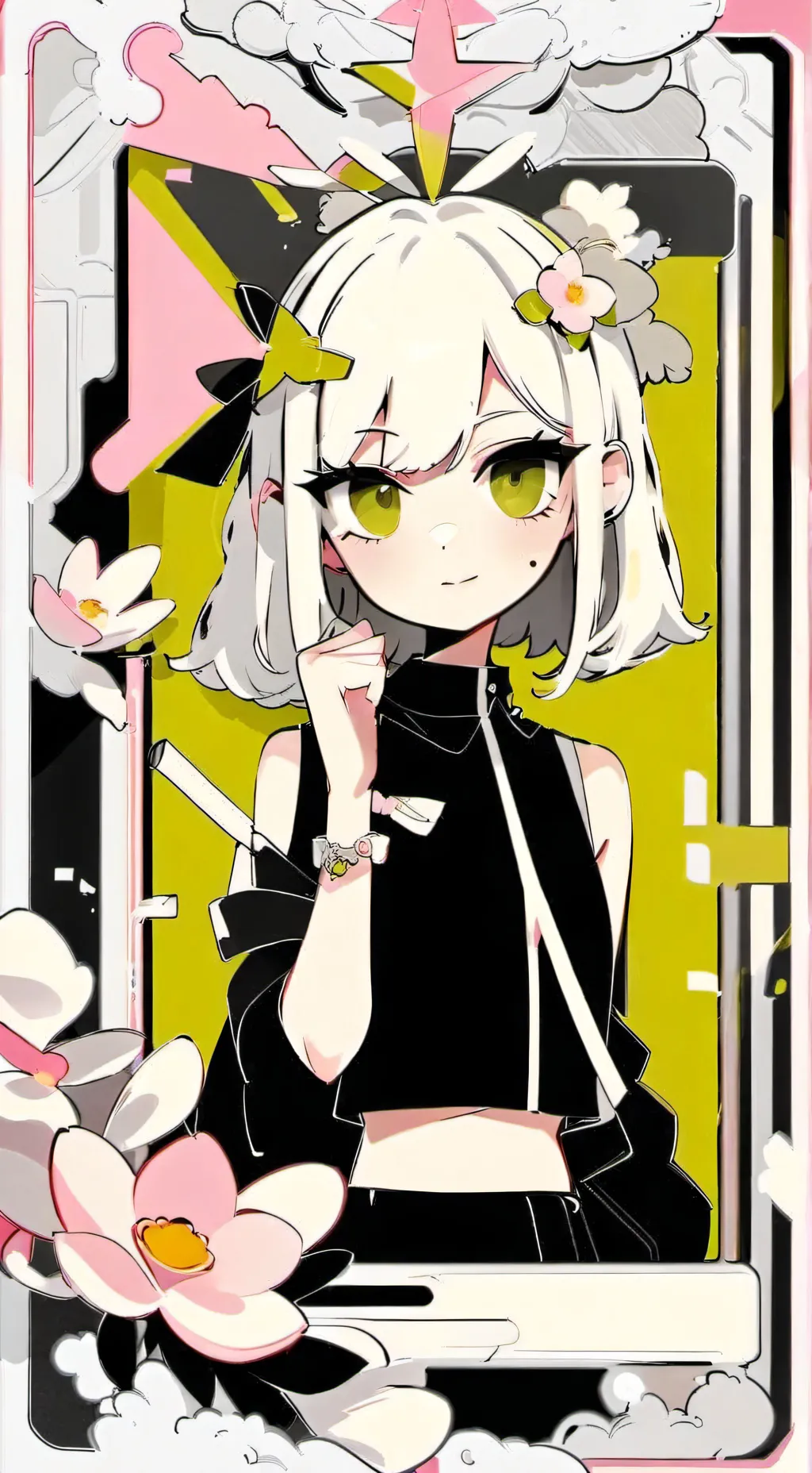 ai character: glisten x you background