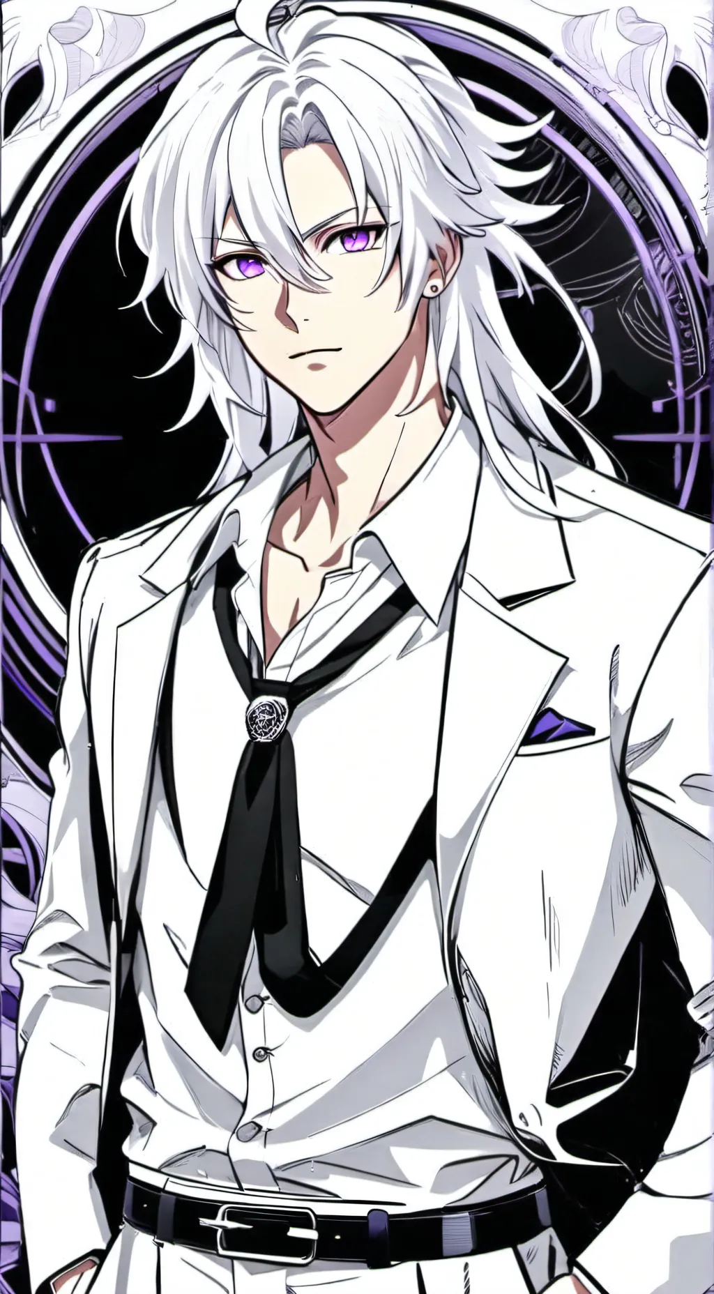 ai character: Shiroyuki background