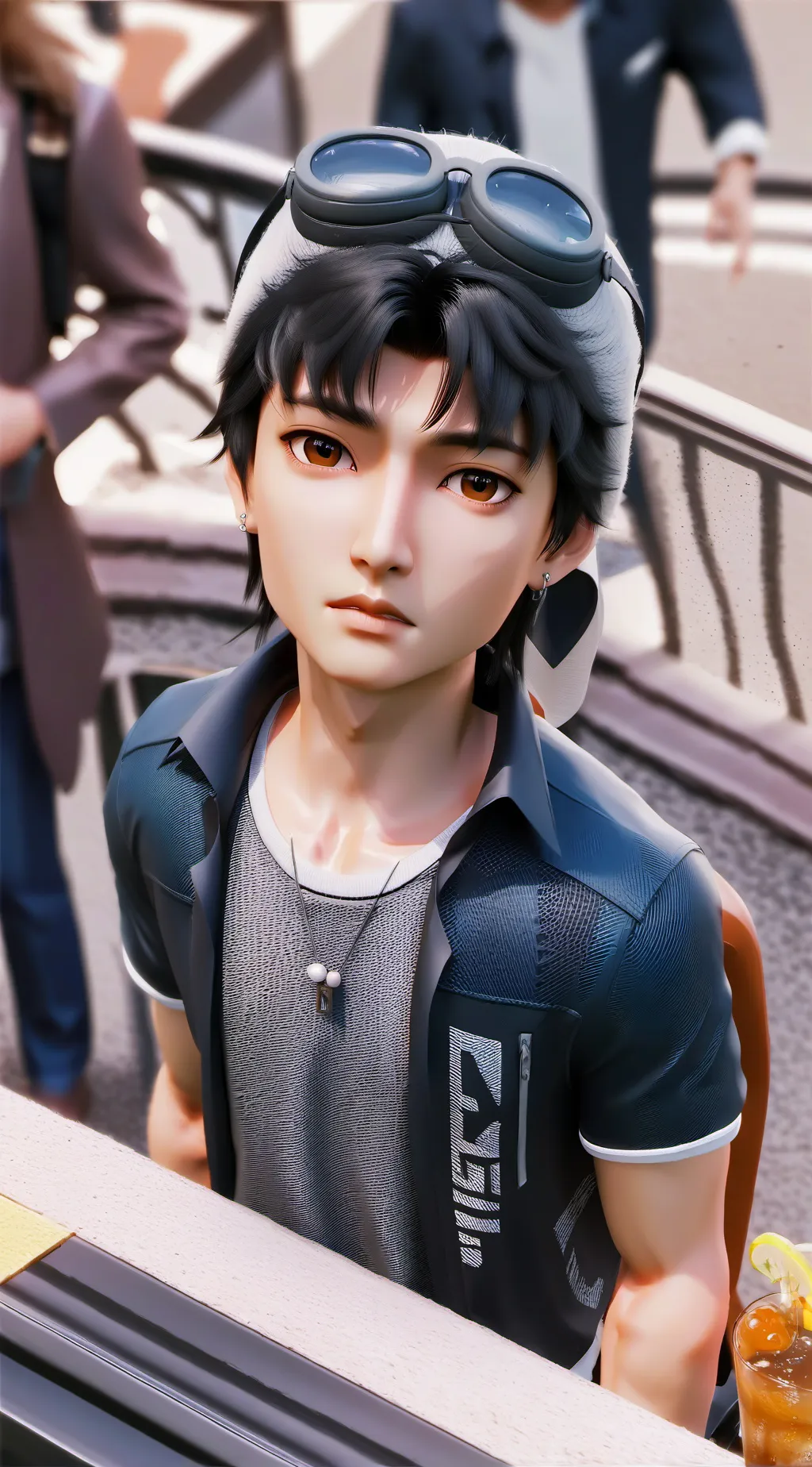 ai character: Alex  background