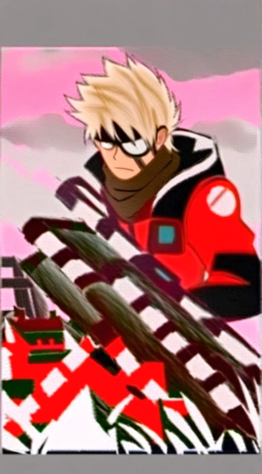 ai character: Bakugo🐶💥 background