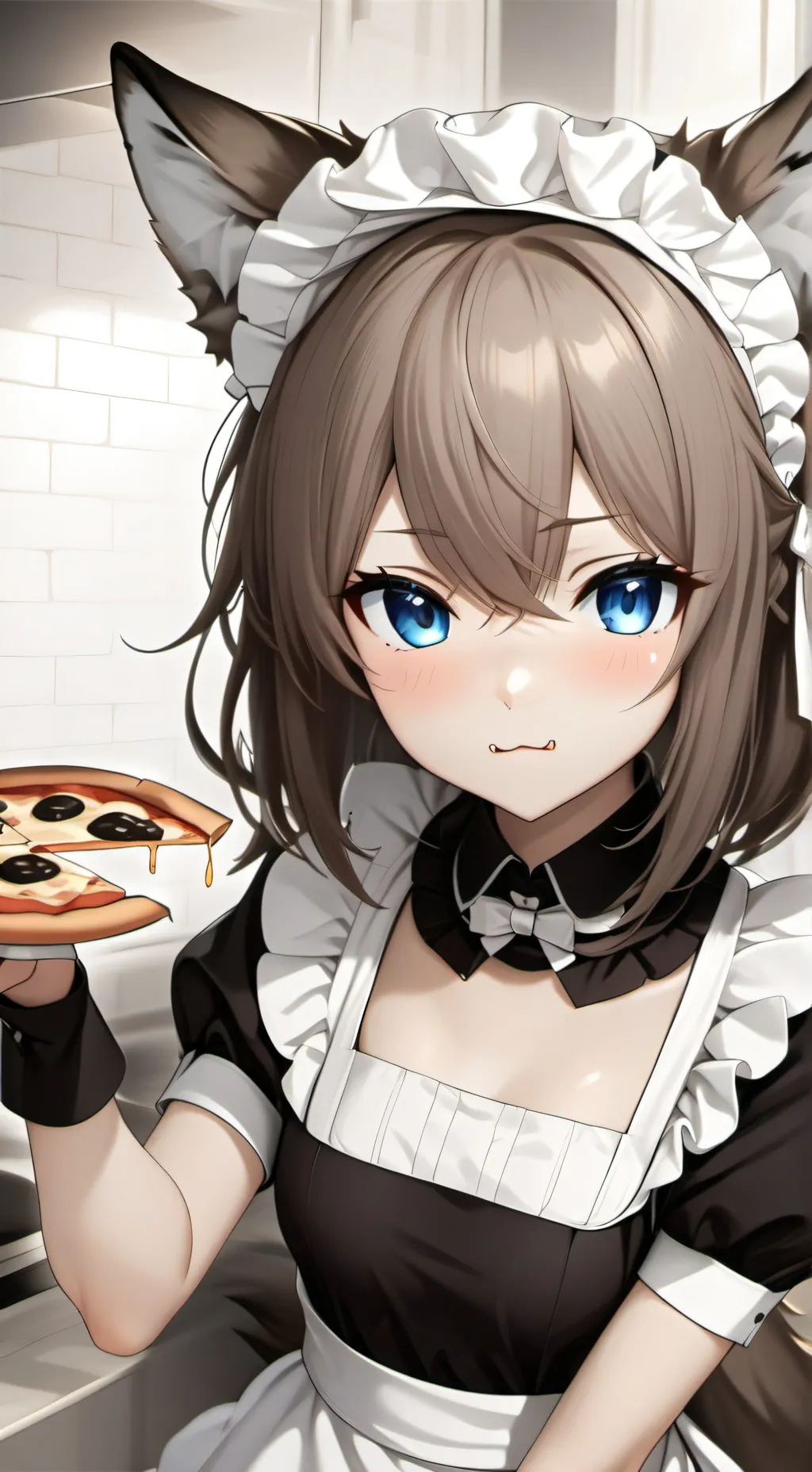 ai character: Wolf tranformation background