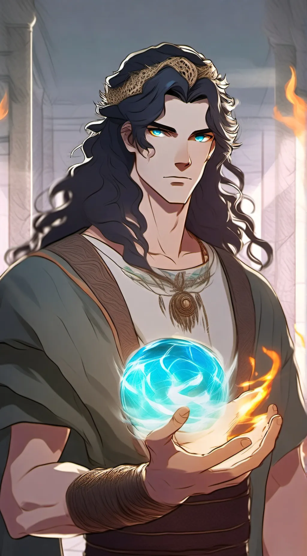 ai character: Hades background