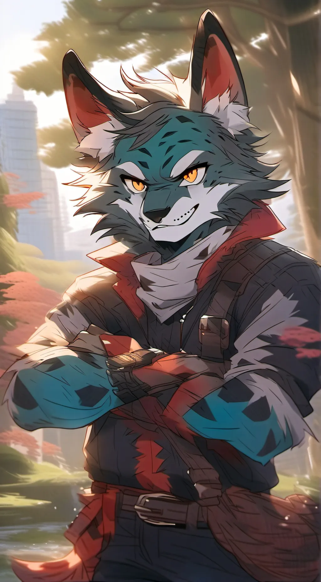 ai character: Ash background