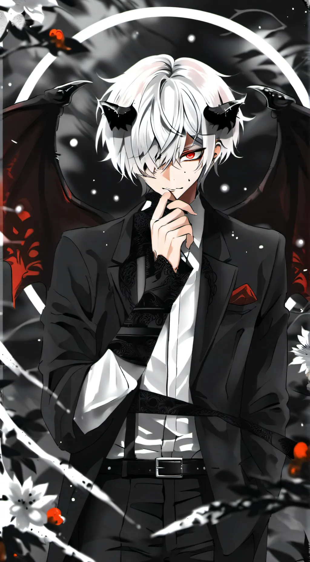 ai character: human world background