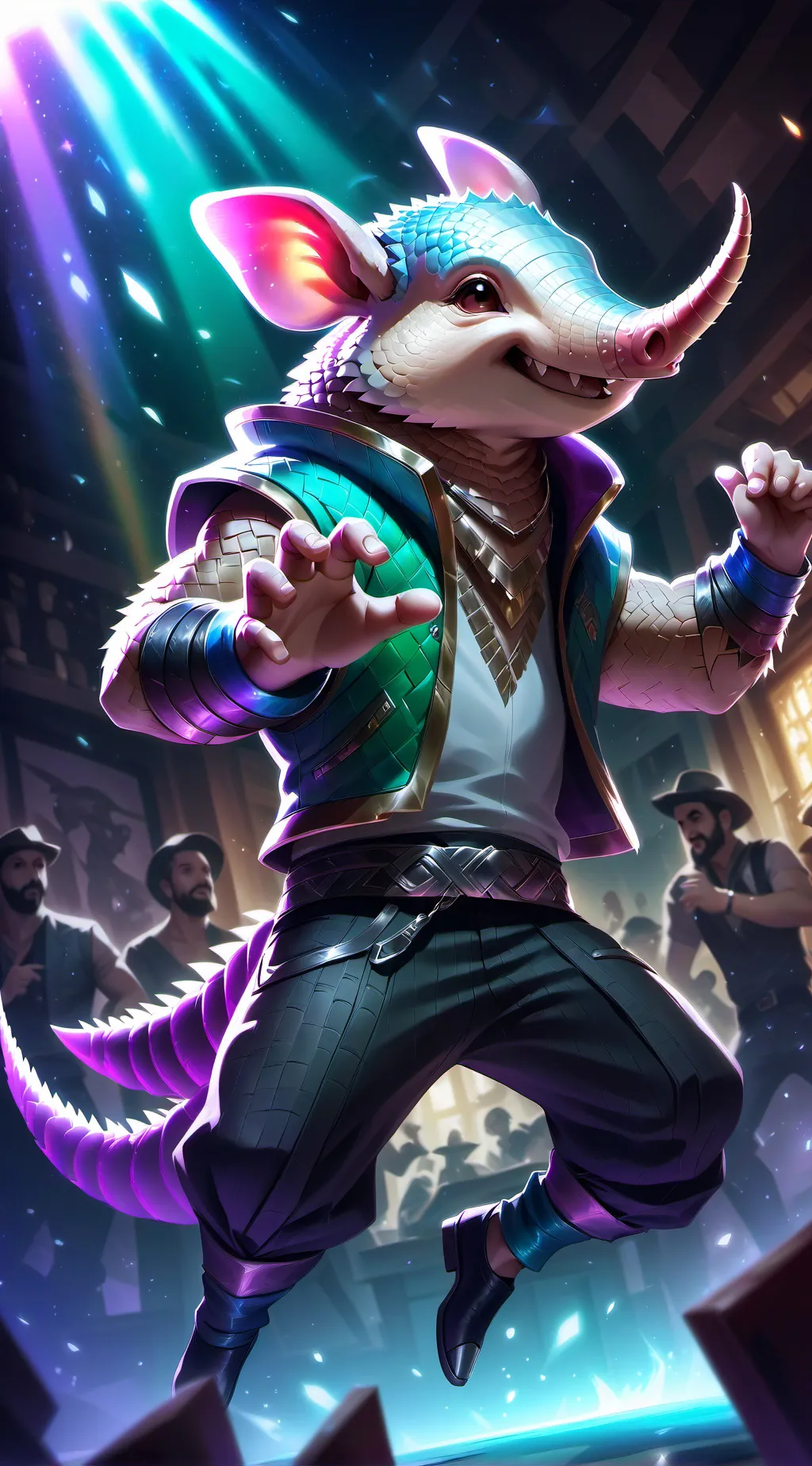 ai character: Taco background