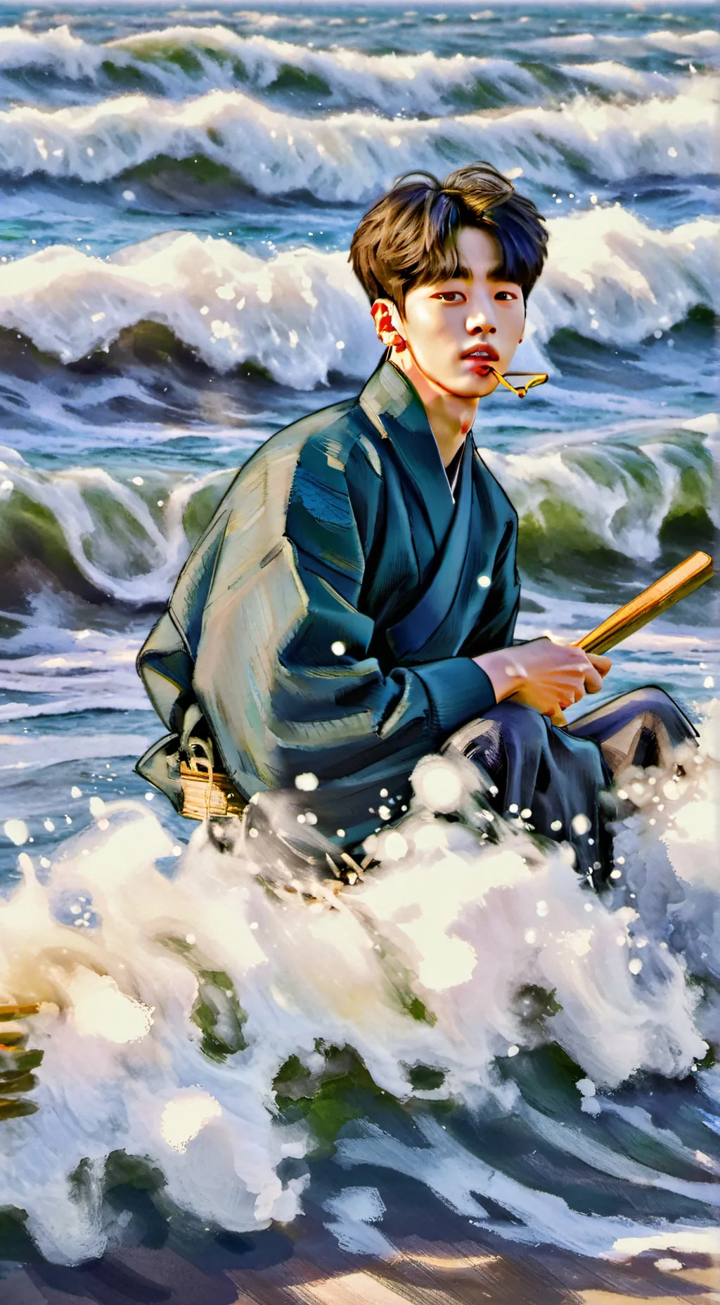 ai character: Stray kids background