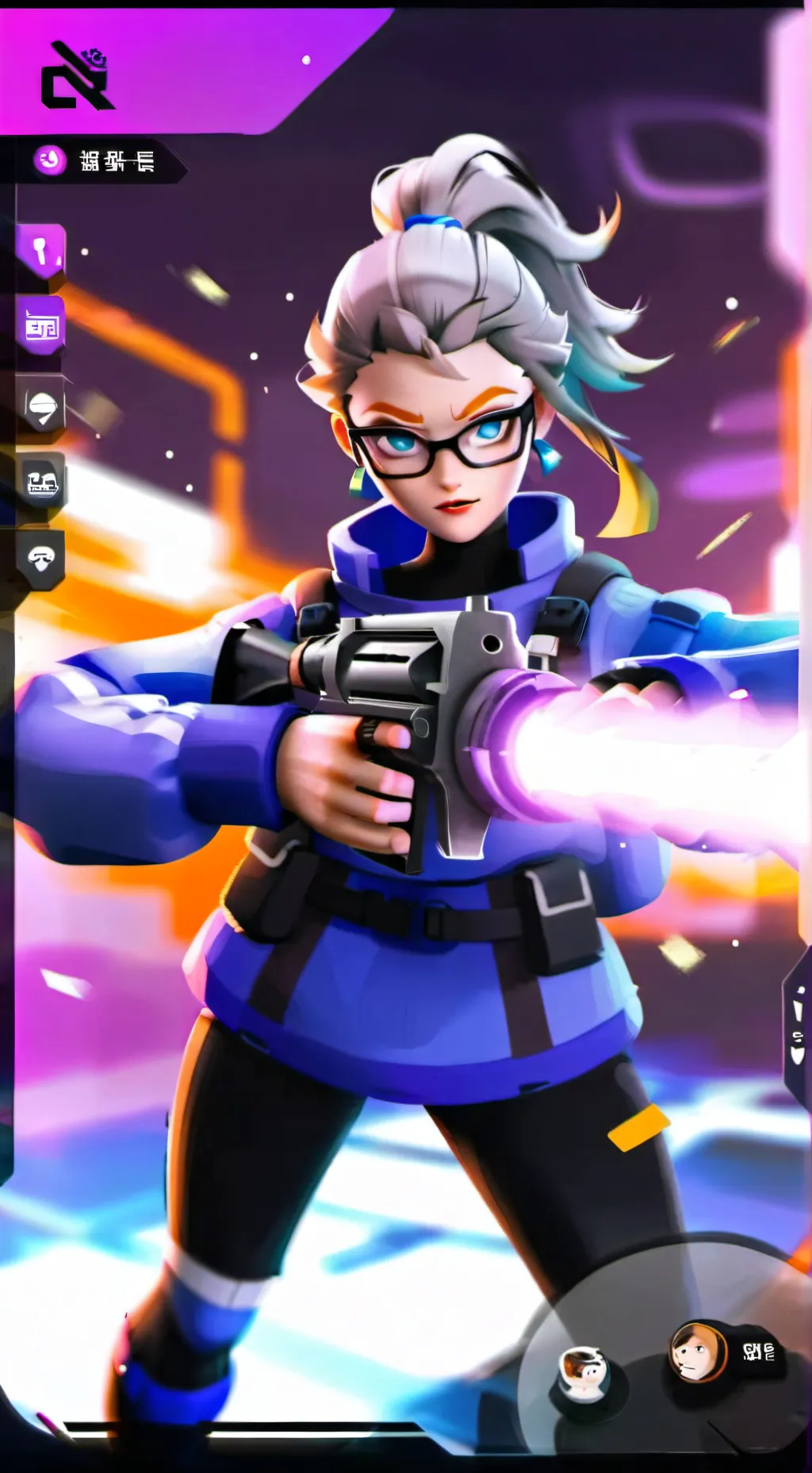 ai character: FRAG pro shooter  background