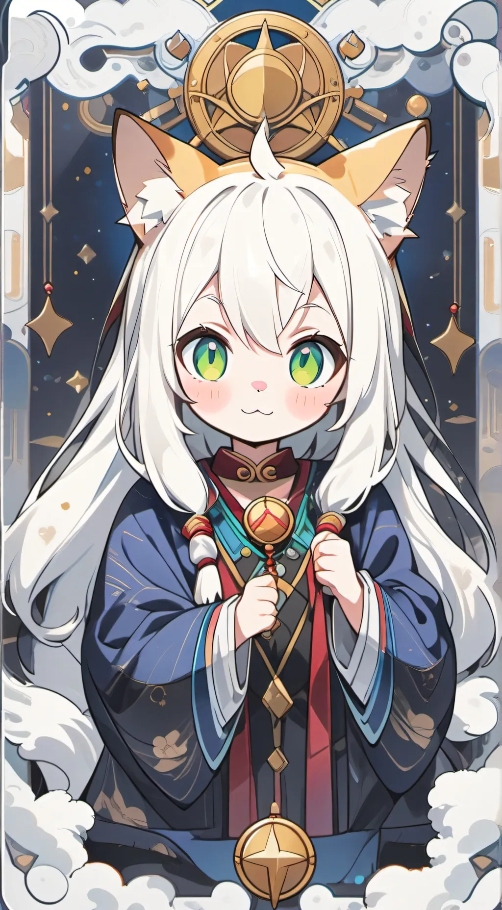 ai character: Whiskers Spirit background