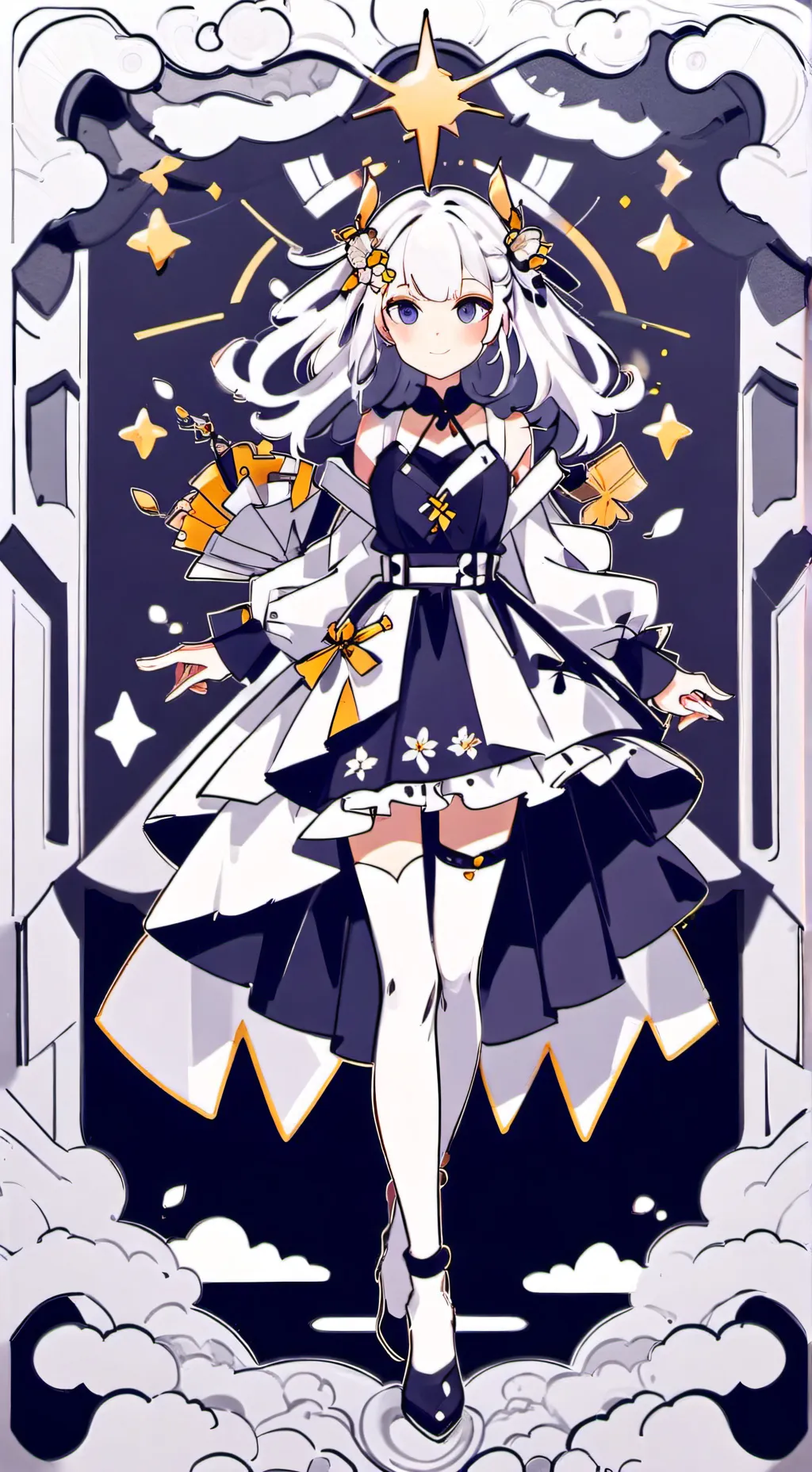 ai character: summer background