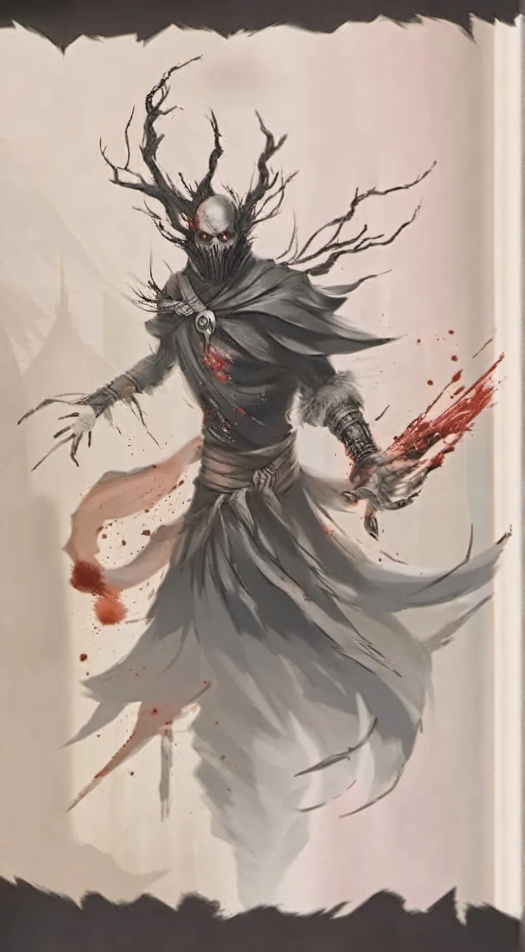 ai character: NIGHTMARE  background