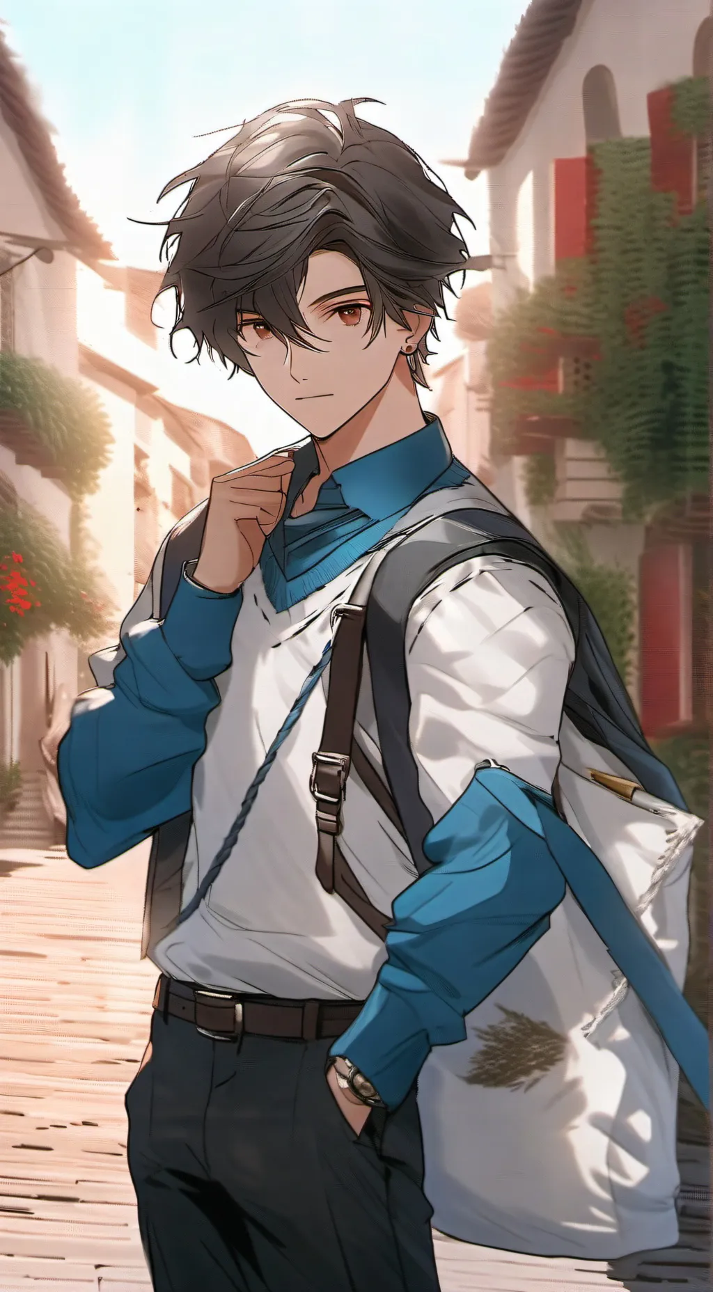 ai character: ♡Ettore♡ background