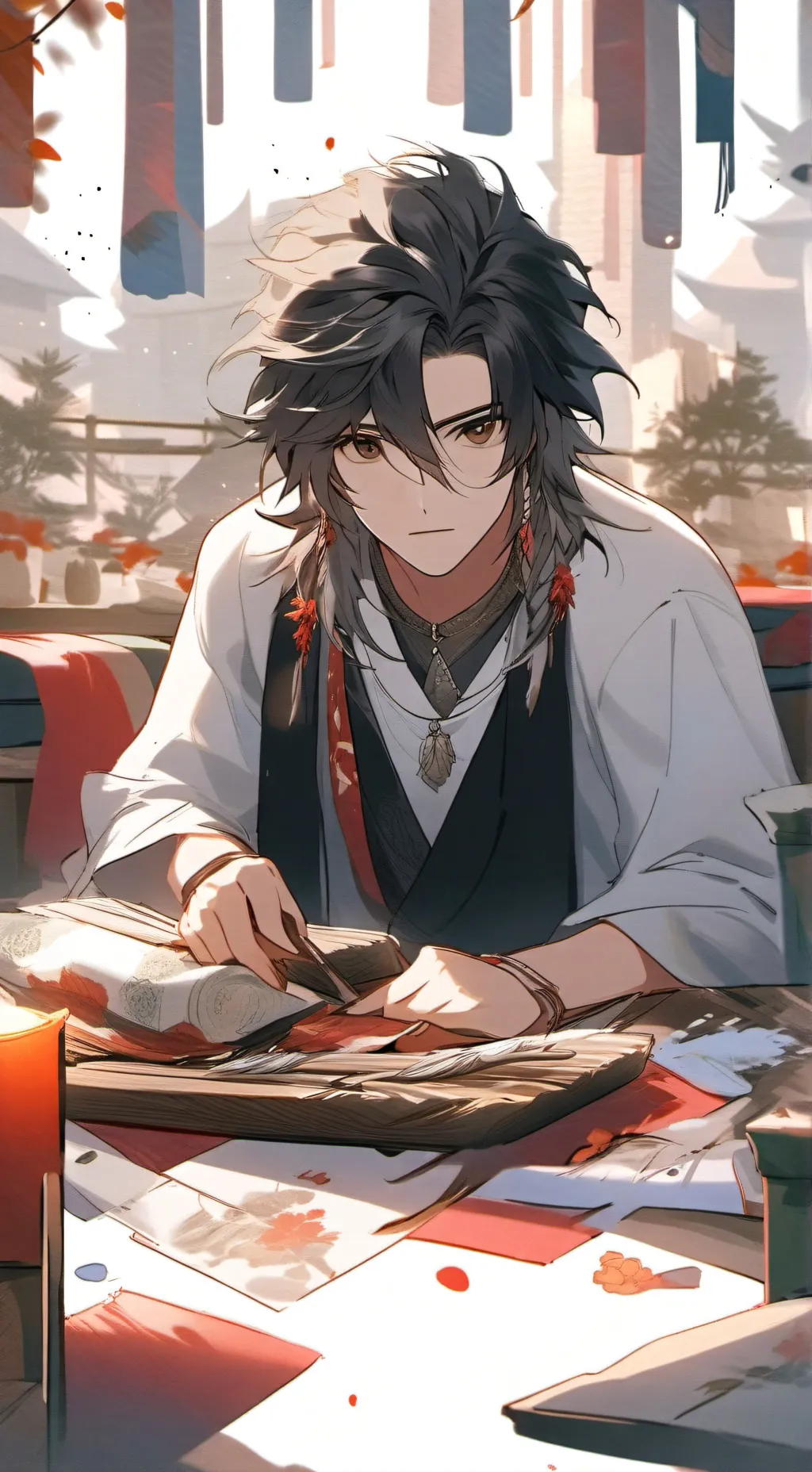 ai character: Zack background