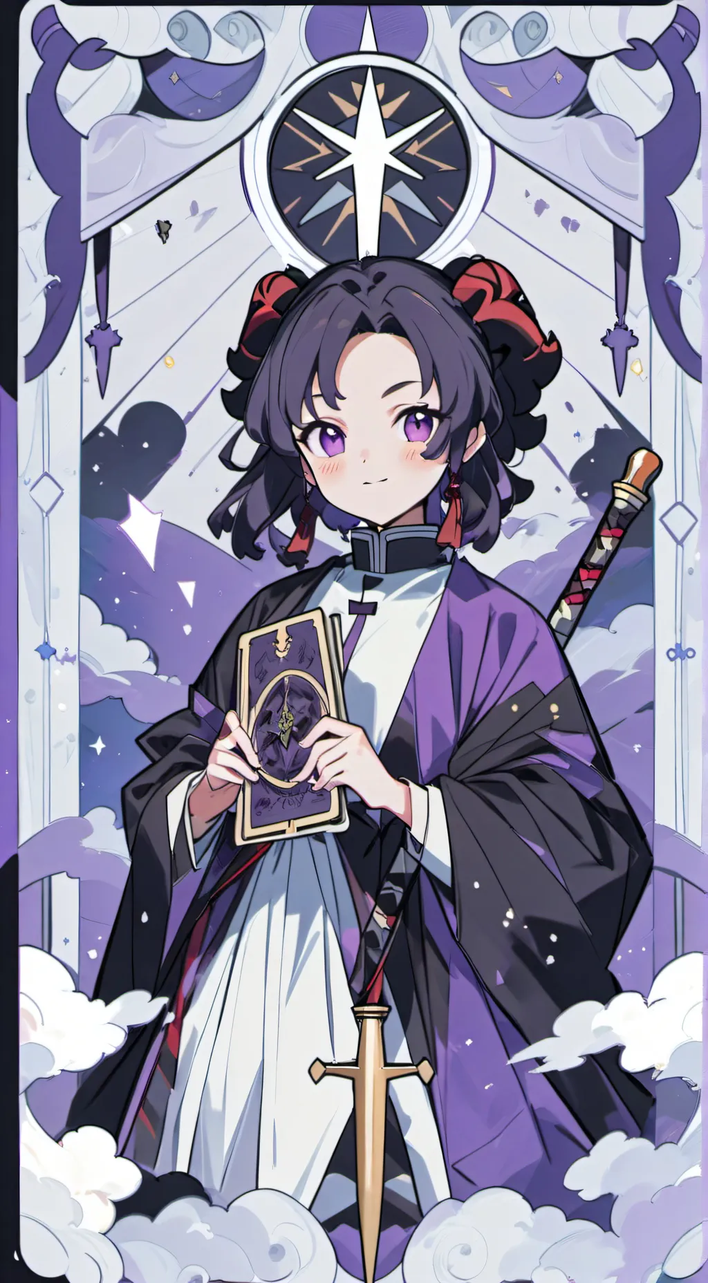 ai character: daki  background