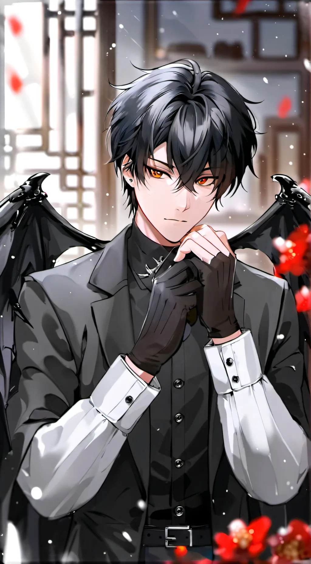 ai character: Hansuke background