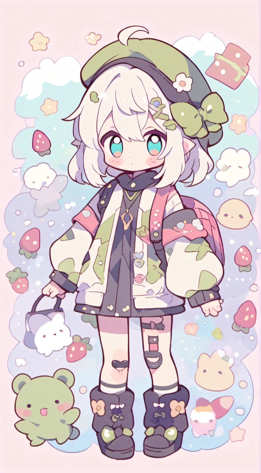 ai character: one puch man👊🏼💪🏻 background