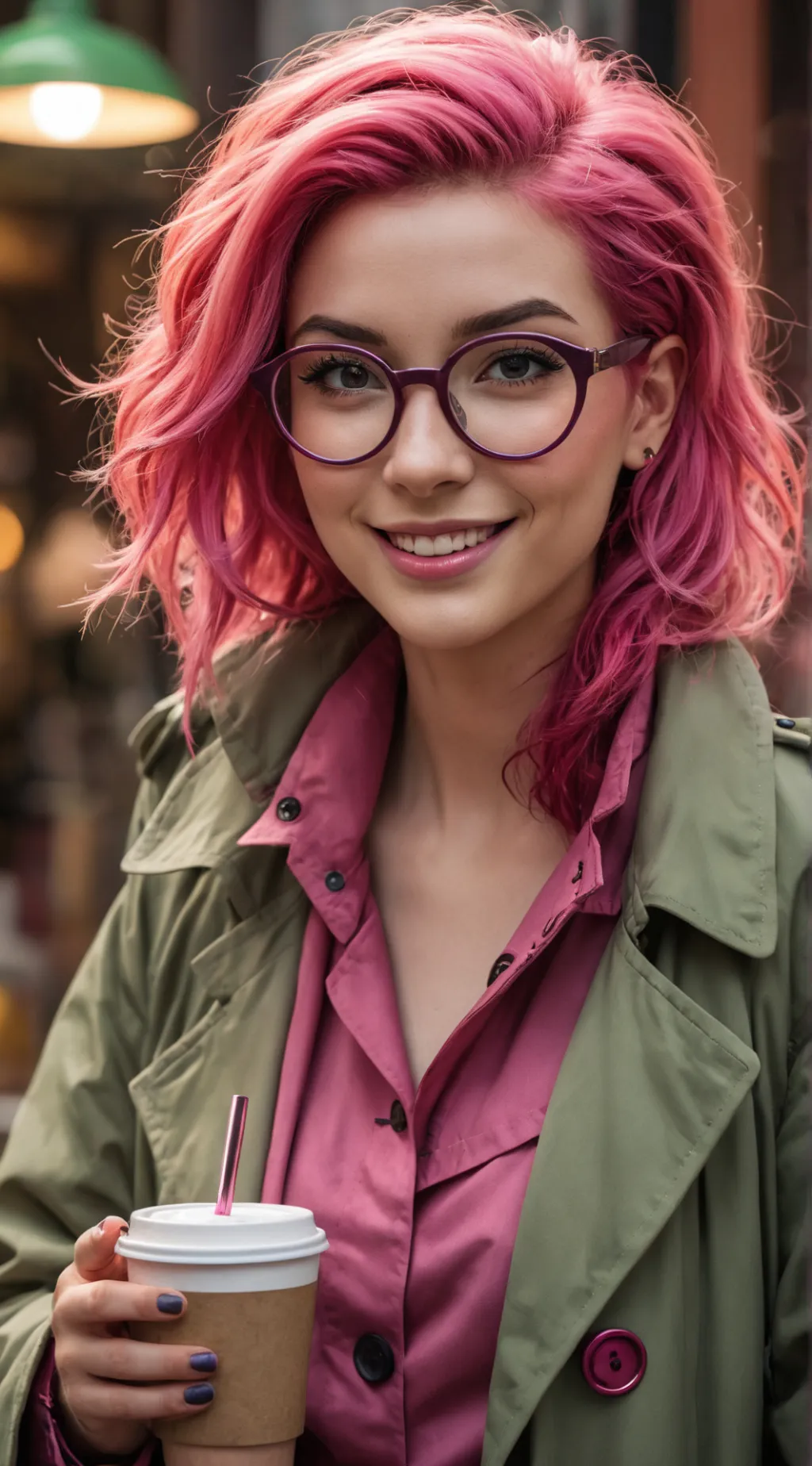 ai character: The Cryptic Comic Connoisseur background