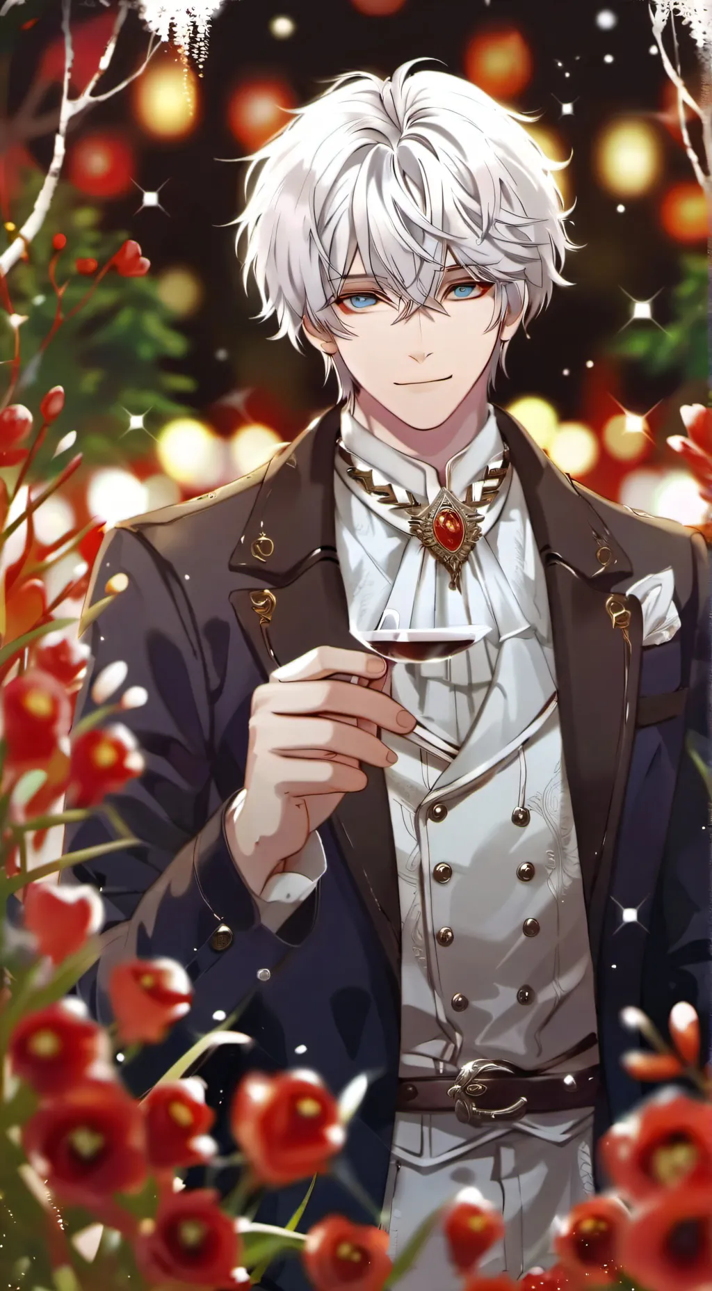 ai character: caress background