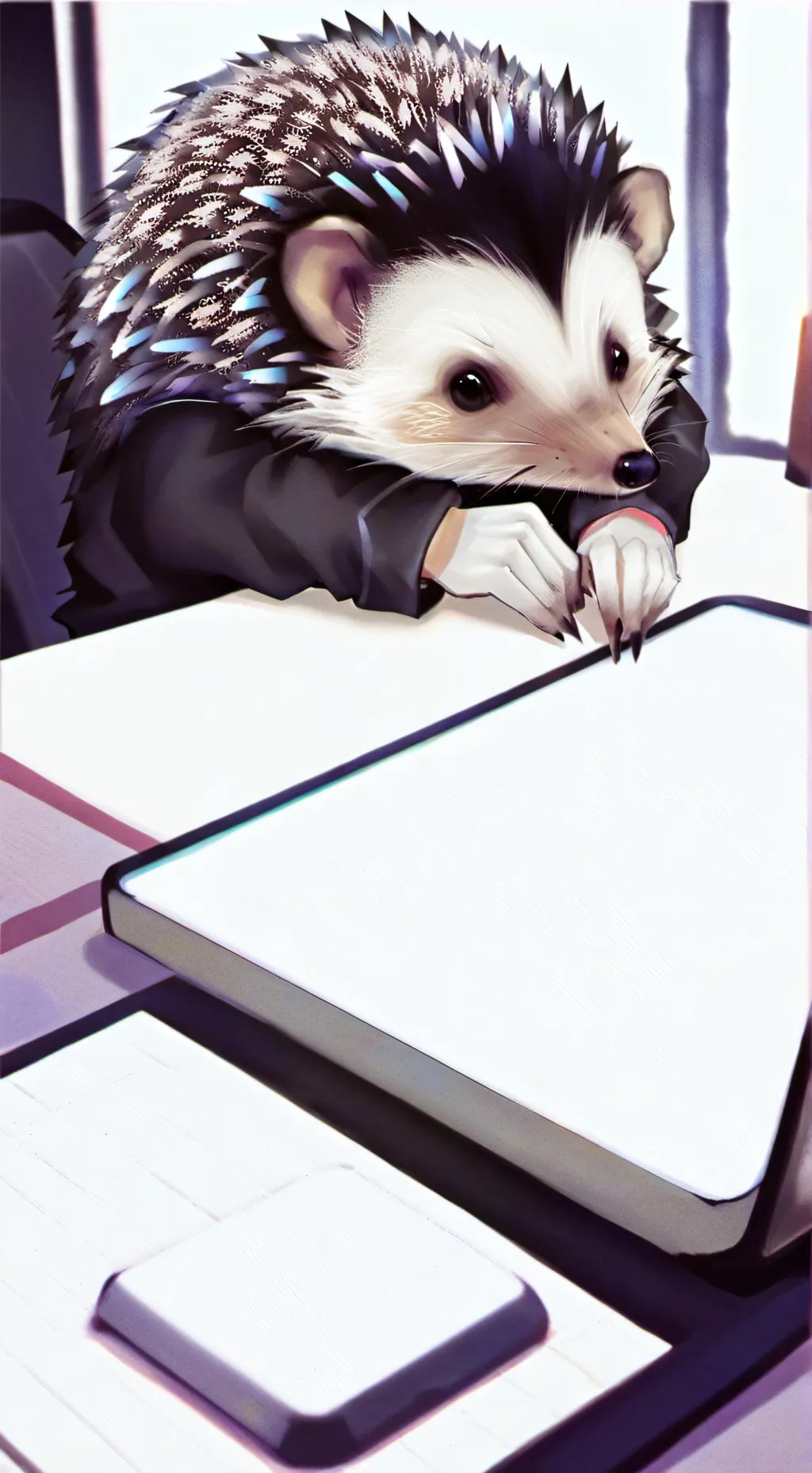 ai character: Pixel background