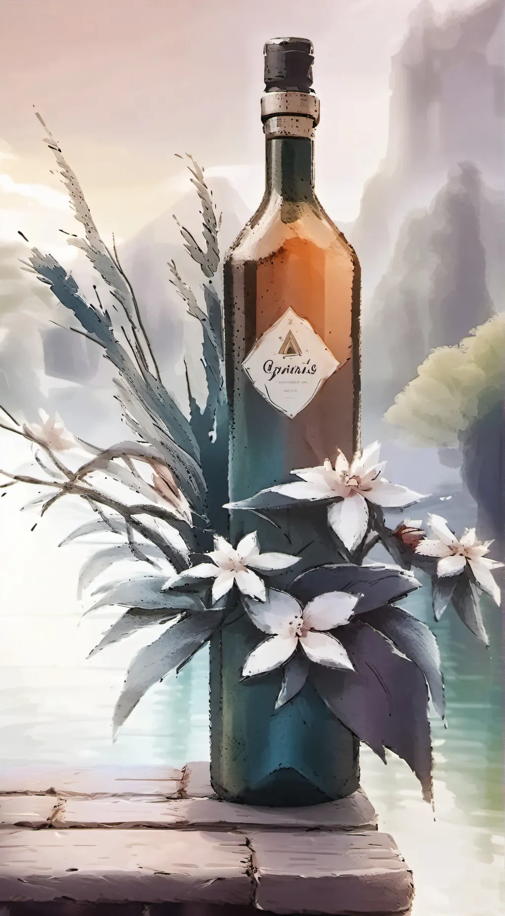 ai character: MHA Bottle background