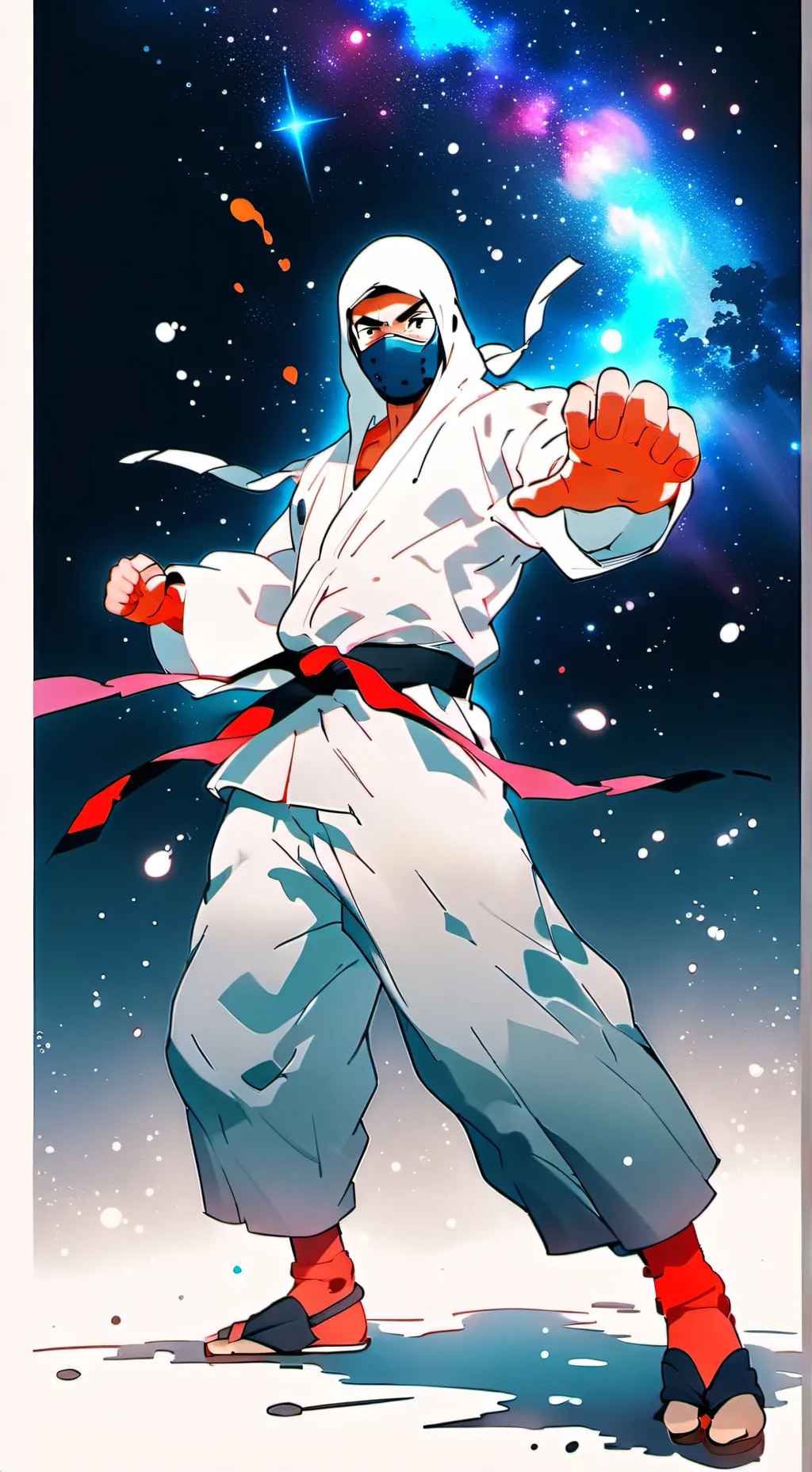 ai character: jiu-jitsu background