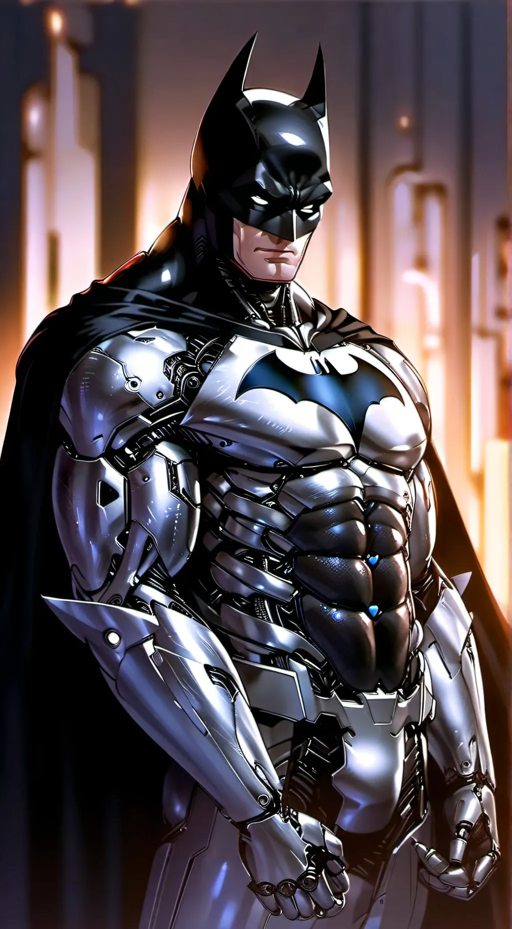 ai character: Batman  background