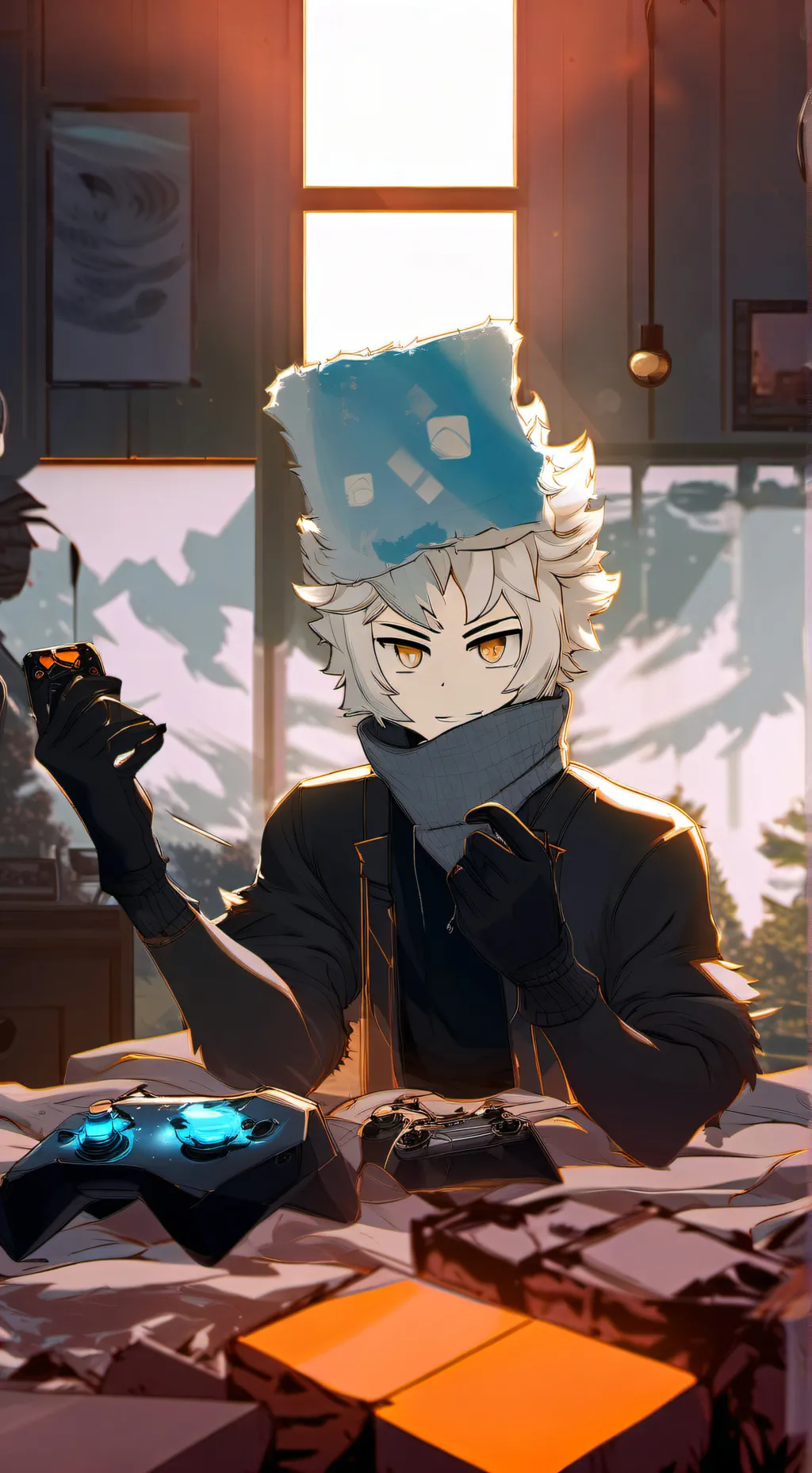 ai character: Jordan  background