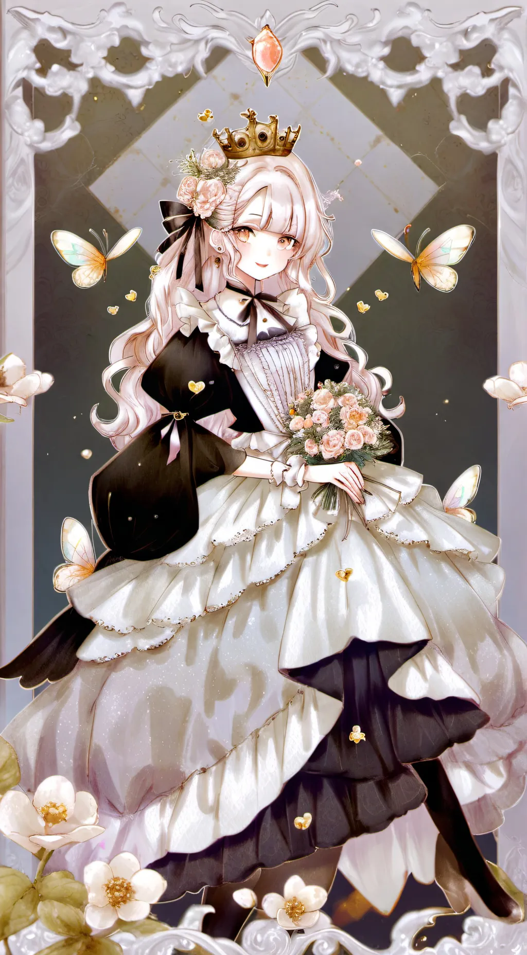 ai character: queen bee background