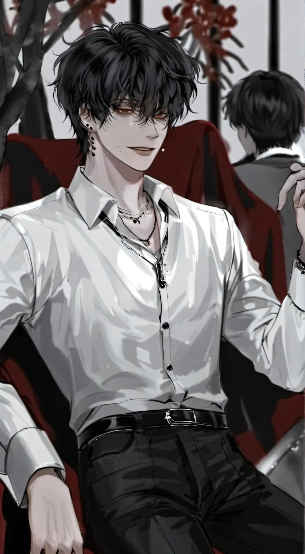 ai character: 🤪(Noel)🤪 ￼ background