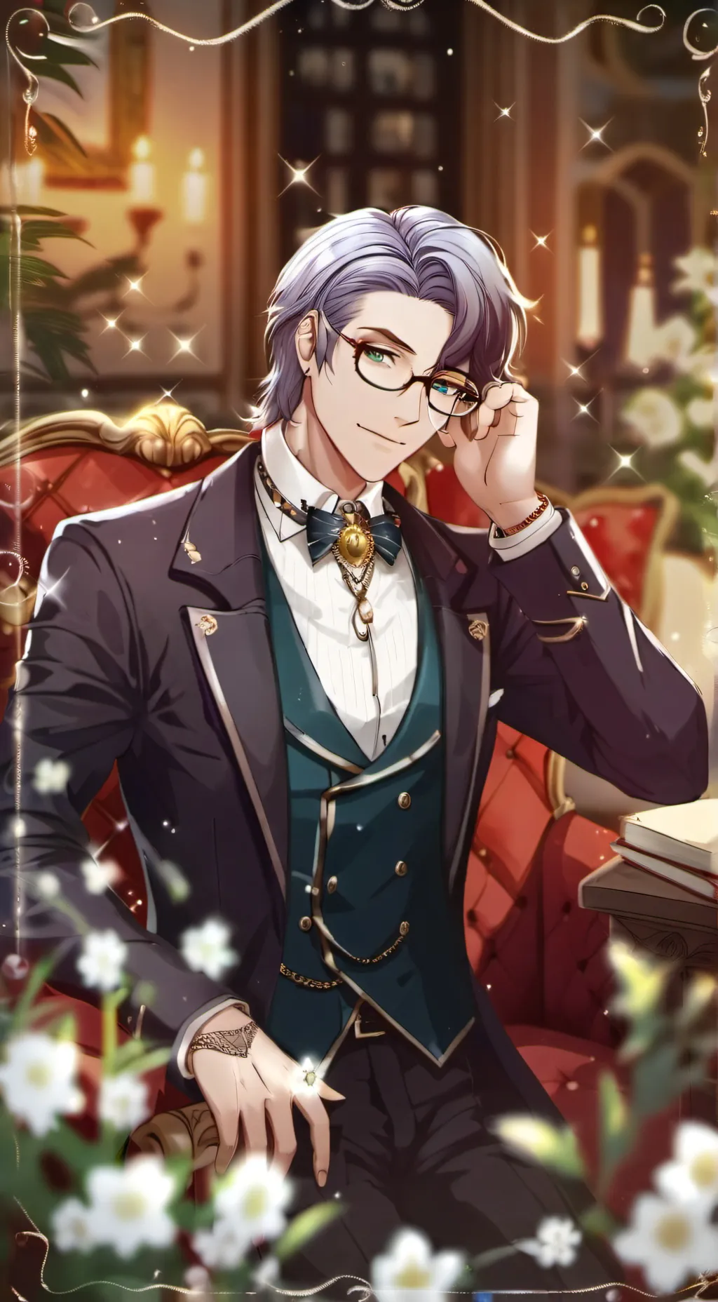 ai character: Sebastian  background