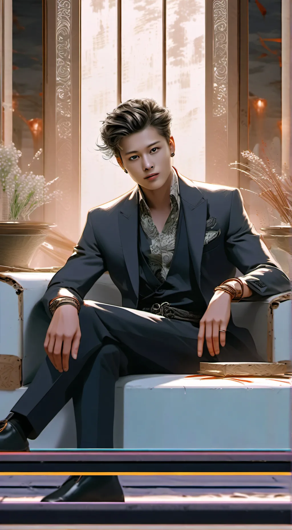 ai character: Santiago  background