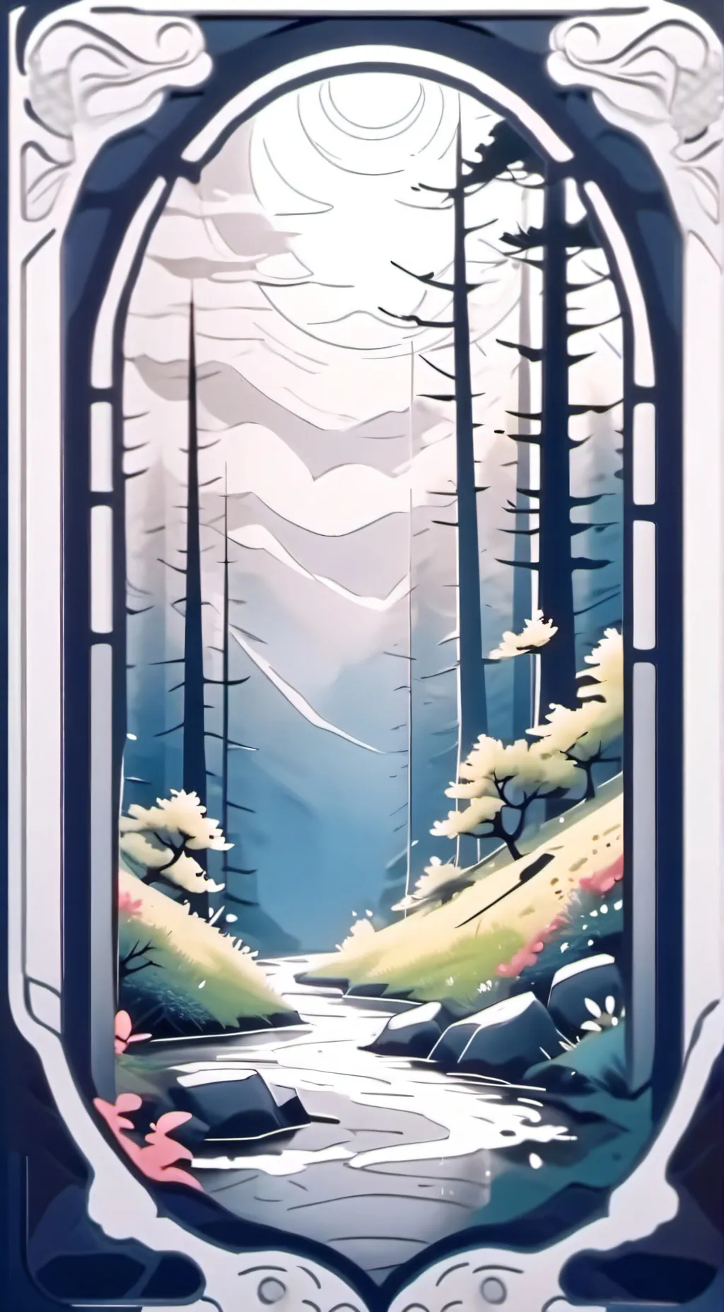 ai character: ♥cat ♥  background