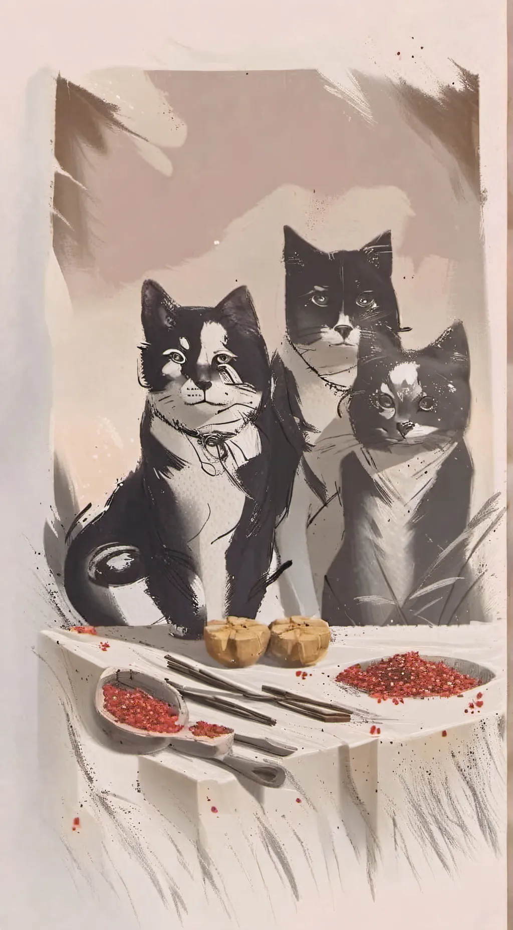 ai character: gatos jijijija  background