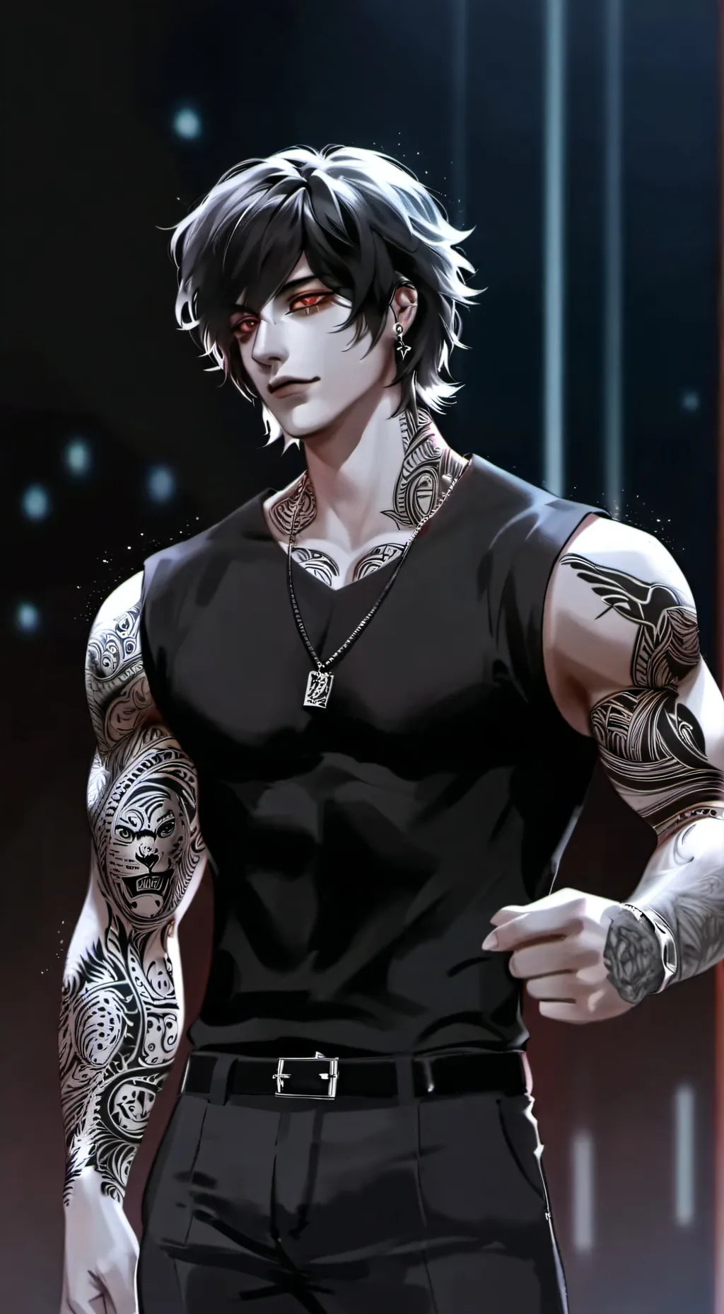 ai character: Benson  background