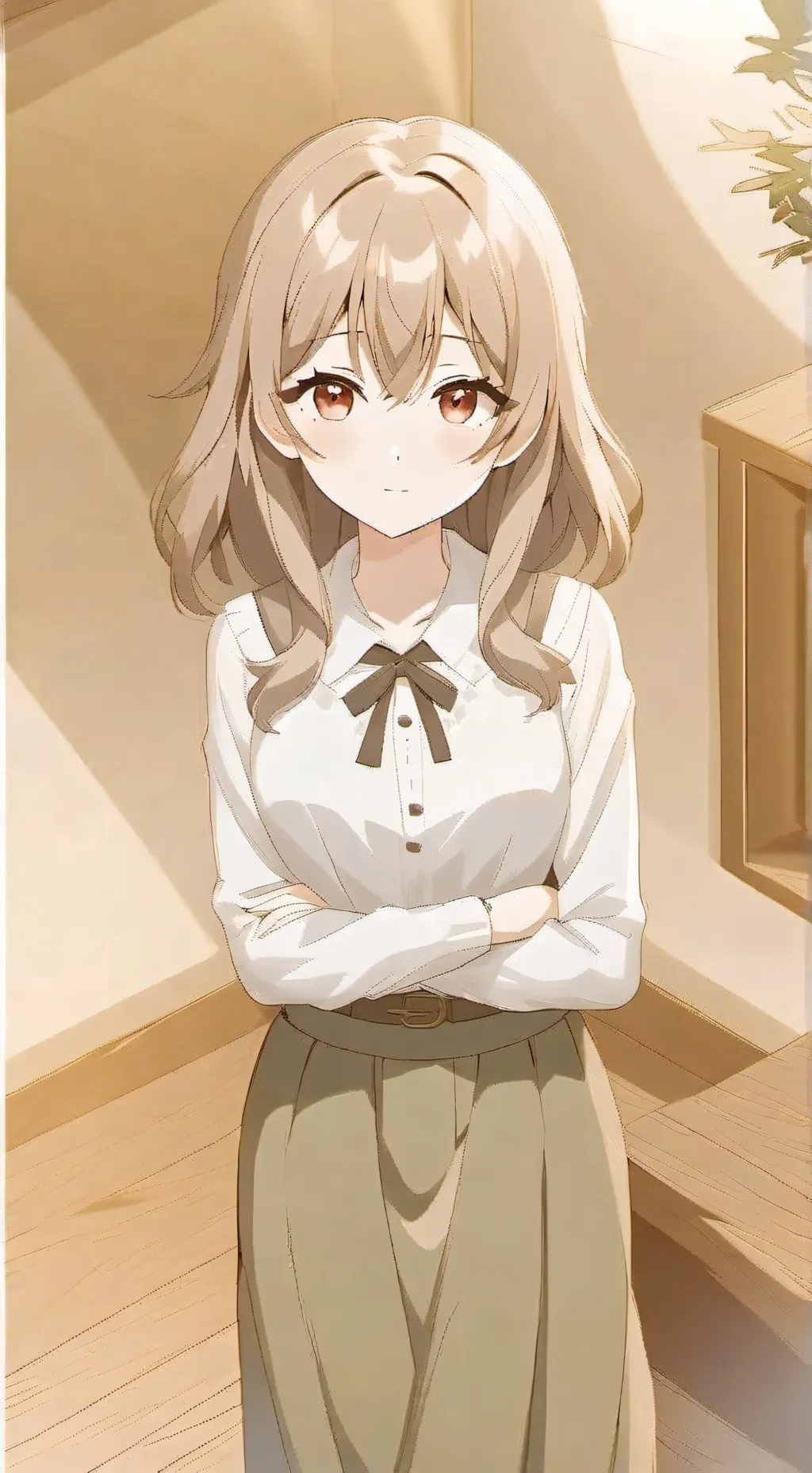 ai character: Masha  background