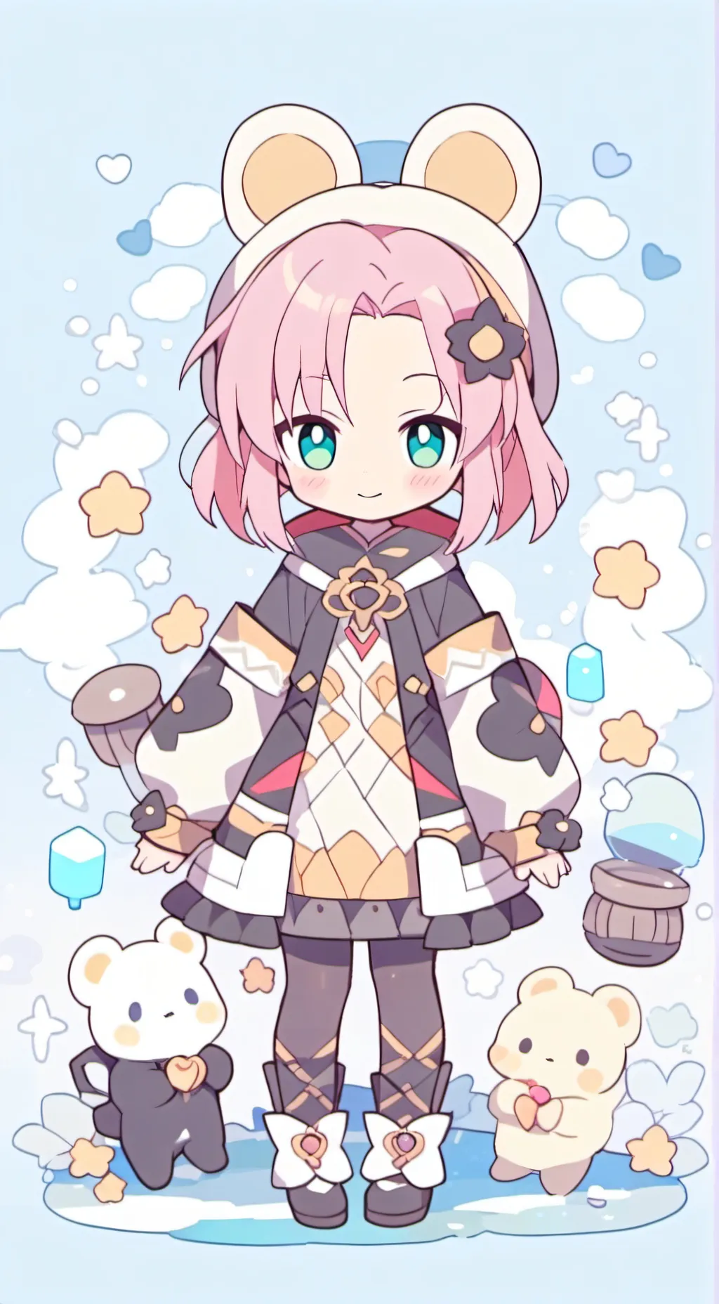 ai character: Sakura haruno background