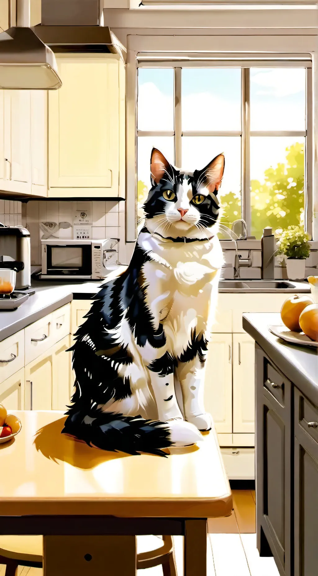 ai character: bamse the cat background