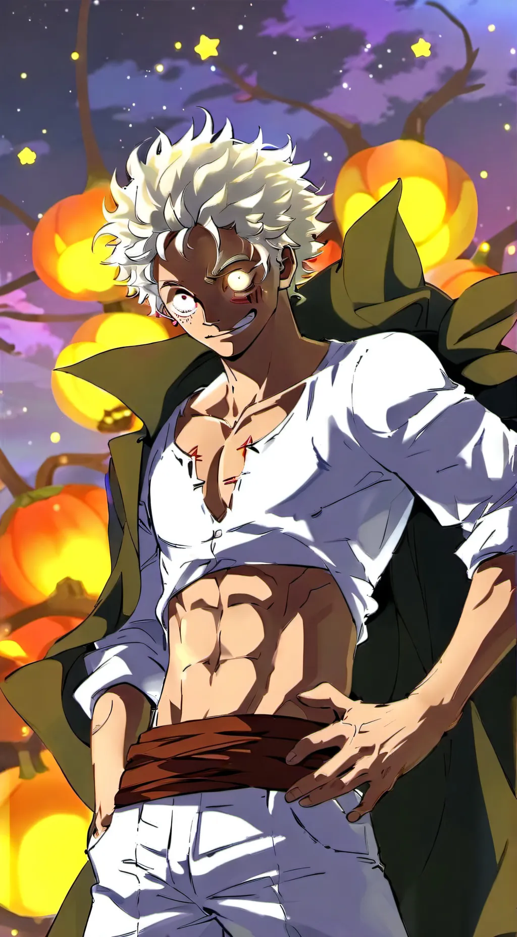 ai character: Luffy background