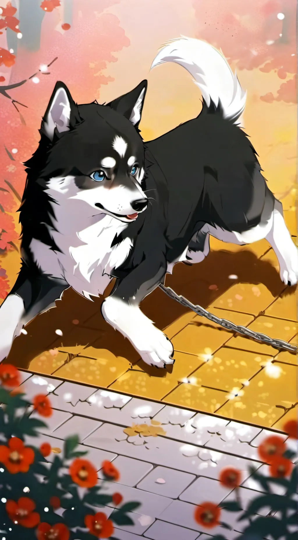 ai character: uwu cat x sprunki background